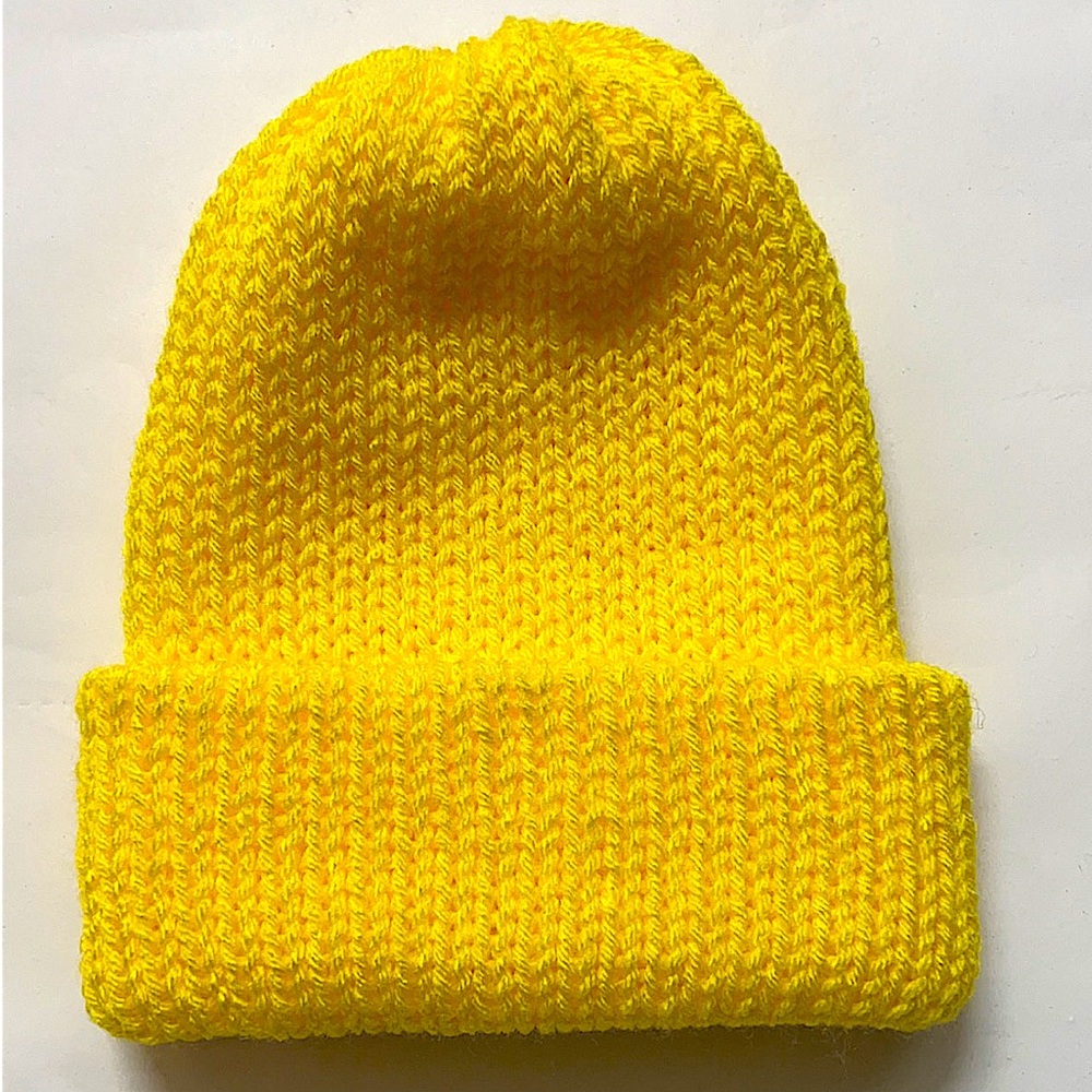 Yellow beanie